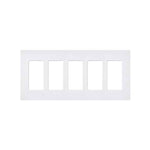 Snow 5Gang Wallplate
