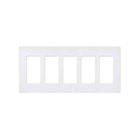 Snow 5Gang Wallplate