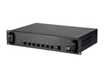 Monoprice Commercial Audio 120W 5ch 100/70V Mixer Amp with Microphone Priority (NO LOGO)