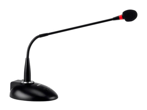 Monoprice Commercial Audio Desktop Conferencing and Paging Microphone with On/Off Button (NO LOGO)