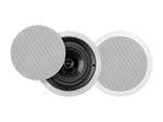 Monoprice Commercial Audio Metro 20W 6.5-inch Coax Ceiling Speaker 70V Pair (No Logo)