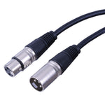 3 Pin Male to 3 Pin Female XLR Cable
