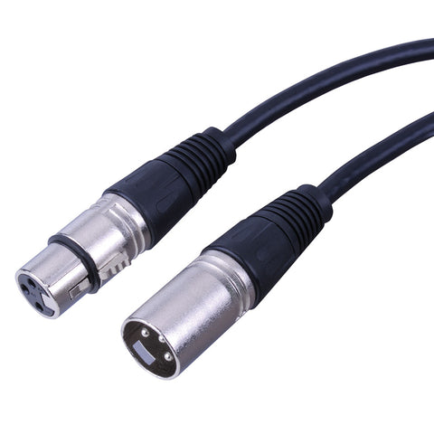 3 Pin Male to 3 Pin Female XLR Cable