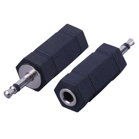 2.5 mm Mono Plug – 3.5 mm Miniature Mono Jack Adapter