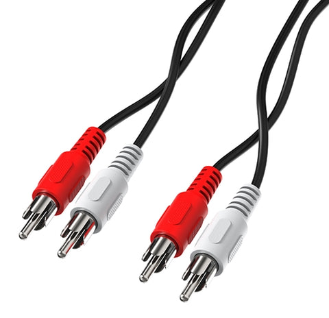3 FOOT RCA STEREO CABLES