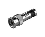 NICKEL "BNC" COMPRESSION CONNECTOR FOR RG59 (1 PIECE) (100PK)