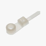 CTM-6/W | 6'' white screw mount cable tie, 100pc/bag, 40 lbs Tensile Strength, 3.6*150mm
