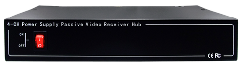 4CH HD Video & Power Passive Balun Receiver | HD-EV04P-VPS