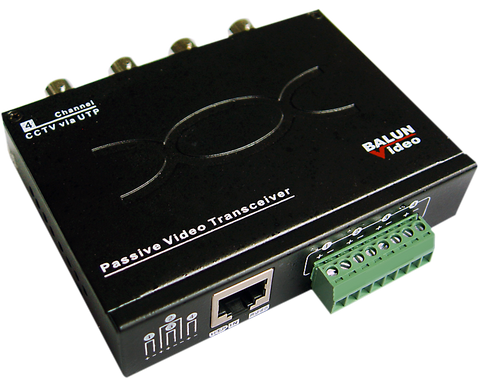 4CH HD Video Passive Balun Transceiver | HD-EV04P