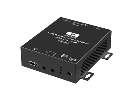 HDMI (HDBASET) 2.0 EXTENDER OVER ONE CAT5/6 CABLE 4KX2K@60 (UHD) 4:4:4 POH