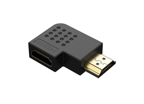 HDMI MALE TO HDMI FEMALE ADAPTER L ANGLE LEFT