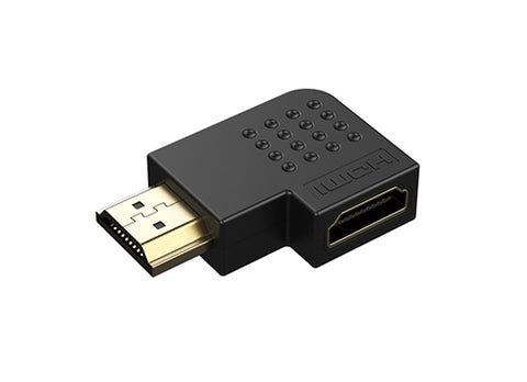 HDMI MALE TO HDMI FEMALE ADAPTER L ANGLE RIGHT