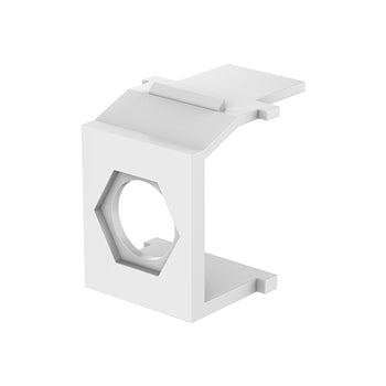 WHITE KEYSTONE 3/8 HOLE INSERT (5 PACK)