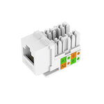 WHITE KEYSTONE CAT5E UL LISTED DATA JACK