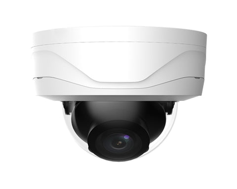 8MP WDR IP WHITE DOME CAMERA, 2.8MM LENS, P2P, POE