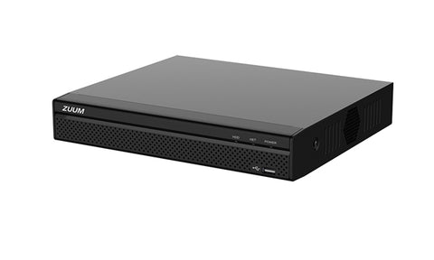 4 CHANNEL COMPACT 1U, 4POE, 4K, H.265, NETWORK VIDEO RECORDER (1TB)