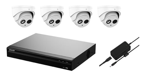 4 + 2 CHANNEL 4K VIDEO RECORDER (1TB) WITH (4) 2MP CAMERA KIT