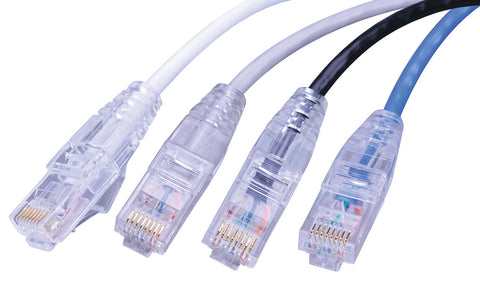 Super Slim Category 6 (UTP) 550 MHz Network Patch Cable – Non Booted
