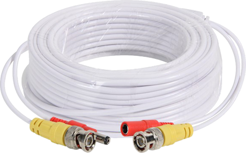 ST-AK150WHD | HD Grade 150' Pre-made Siamese Coaxial BNC Cable, White