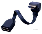 The ULTIMATE HDMI® Adapter – Right Angle Super Flex Flat HDMI® High Speed Male to Female Cable