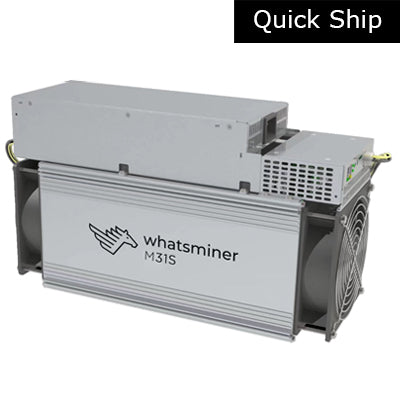 M31S – 60T running @ 56W/T – WhatsMiner includes 220V PSU