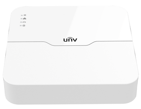 UNV Uniview Ultra265 8CH Lite NVR w/ 8 PoE | 1 SATA | UN-NVR30108LBP8